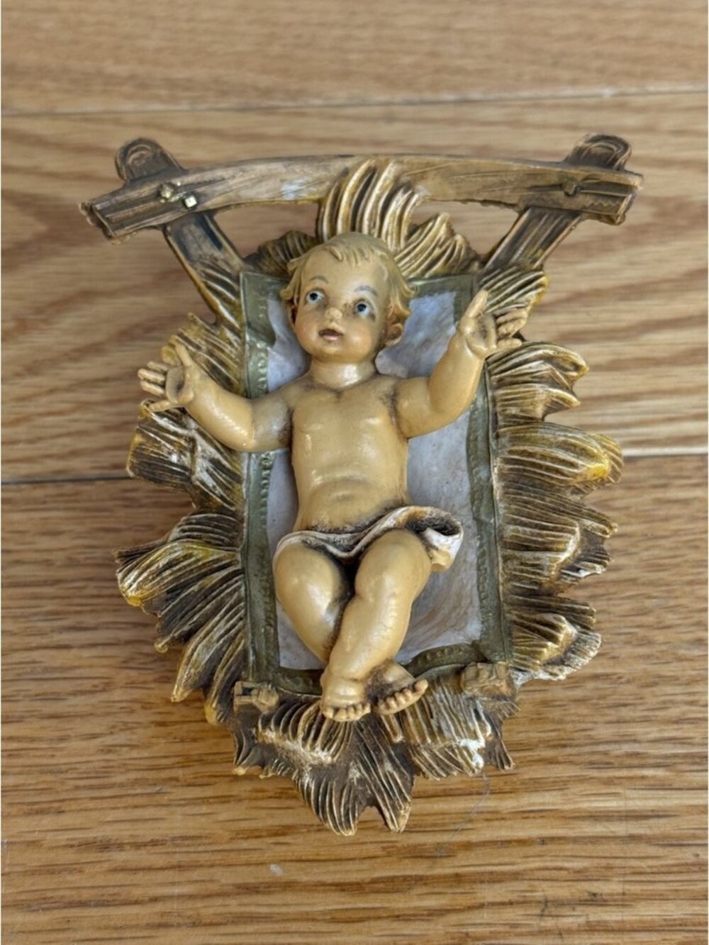 1983 Fontanini Depose Italy Nativity Figure Little Baby Jesus Christmas Manger